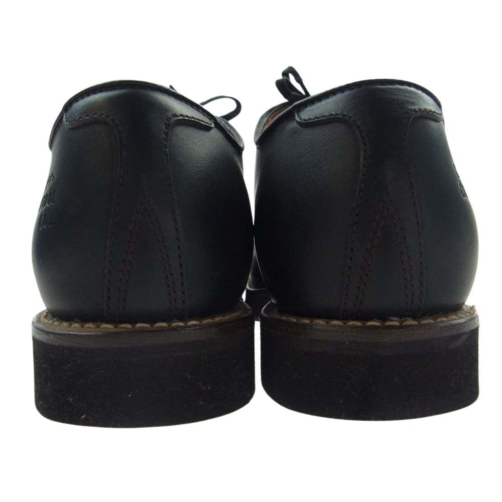 LOST CONTROL ロストコントロール PLAIN TOE プレーントゥ シューズ ブラック系 26.5cm程度/8.5インチ【中古】