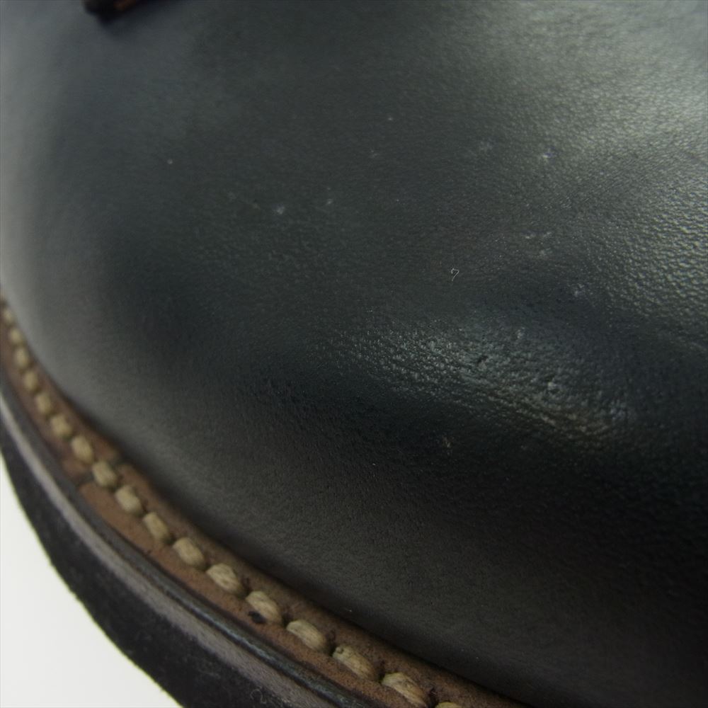 LOST CONTROL ロストコントロール PLAIN TOE プレーントゥ シューズ ブラック系 26.5cm程度/8.5インチ【中古】