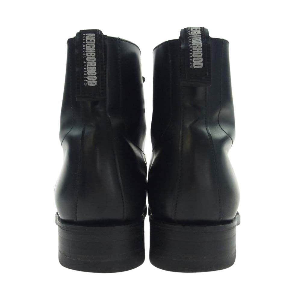 NEIGHBORHOOD ネイバーフッド 8859B × SANDERS サンダース Derby Boot ダービー ブーツ ブラック系 US9.5【中古】