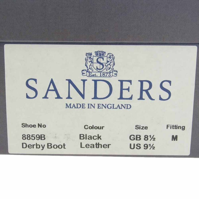 NEIGHBORHOOD ネイバーフッド 8859B × SANDERS サンダース Derby Boot ダービー ブーツ ブラック系 US9.5【中古】