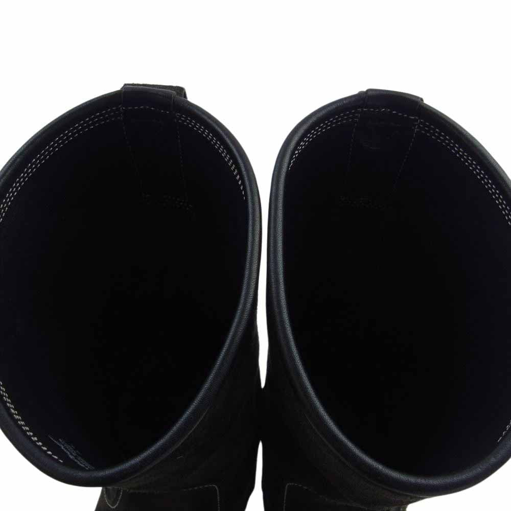LOST CONTROL ロストコントロール 18SS L18S1-8033 ELIMINATE BOOTS エリミネイト ブーツ  ペコス スエード ブーツ ブラック系 8.5【中古】