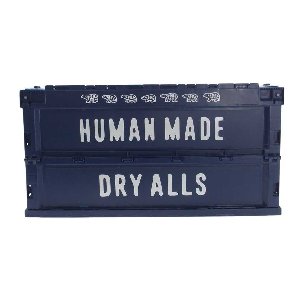 HUMAN MADE ヒューマンメイド CONTAINER 折り畳み ロゴ コンテナ ネイビー系【中古】
