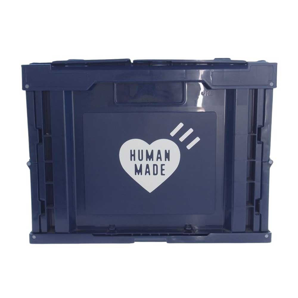 HUMAN MADE ヒューマンメイド CONTAINER 折り畳み ロゴ コンテナ ネイビー系【中古】