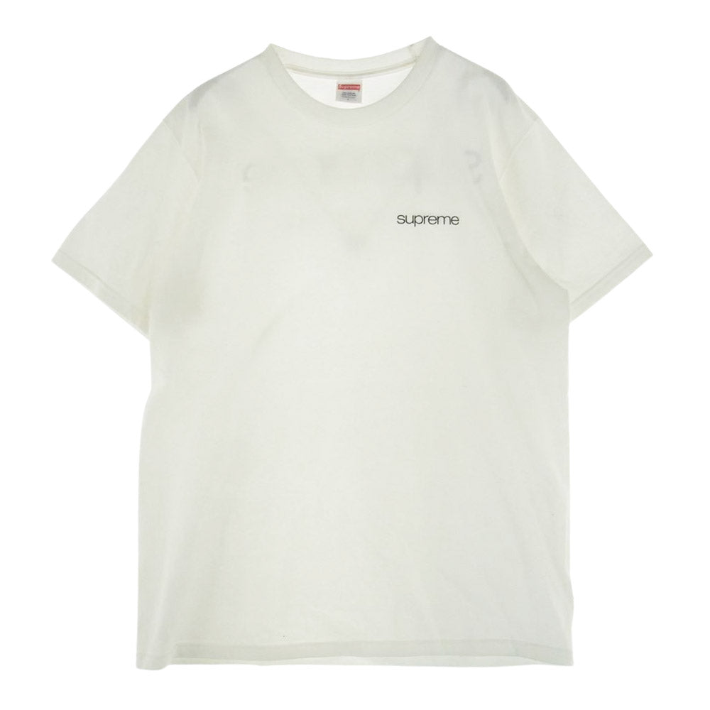 Supreme シュプリーム 23AW NYC Tee New York ニューヨーク ロゴ プリント 半袖 Tシャツ ホワイト系 L【中古】