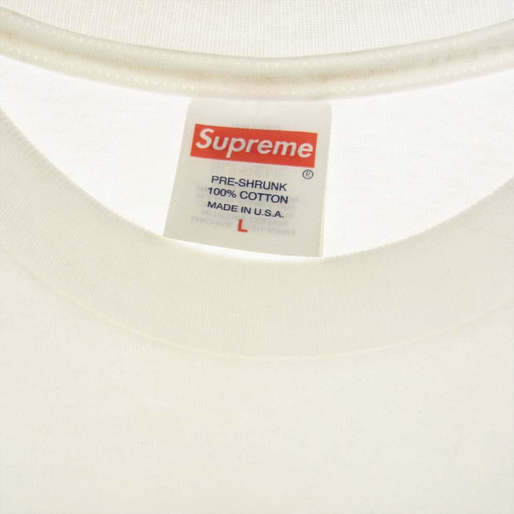 Supreme シュプリーム 23AW NYC Tee New York ニューヨーク ロゴ プリント 半袖 Tシャツ ホワイト系 L【中古】