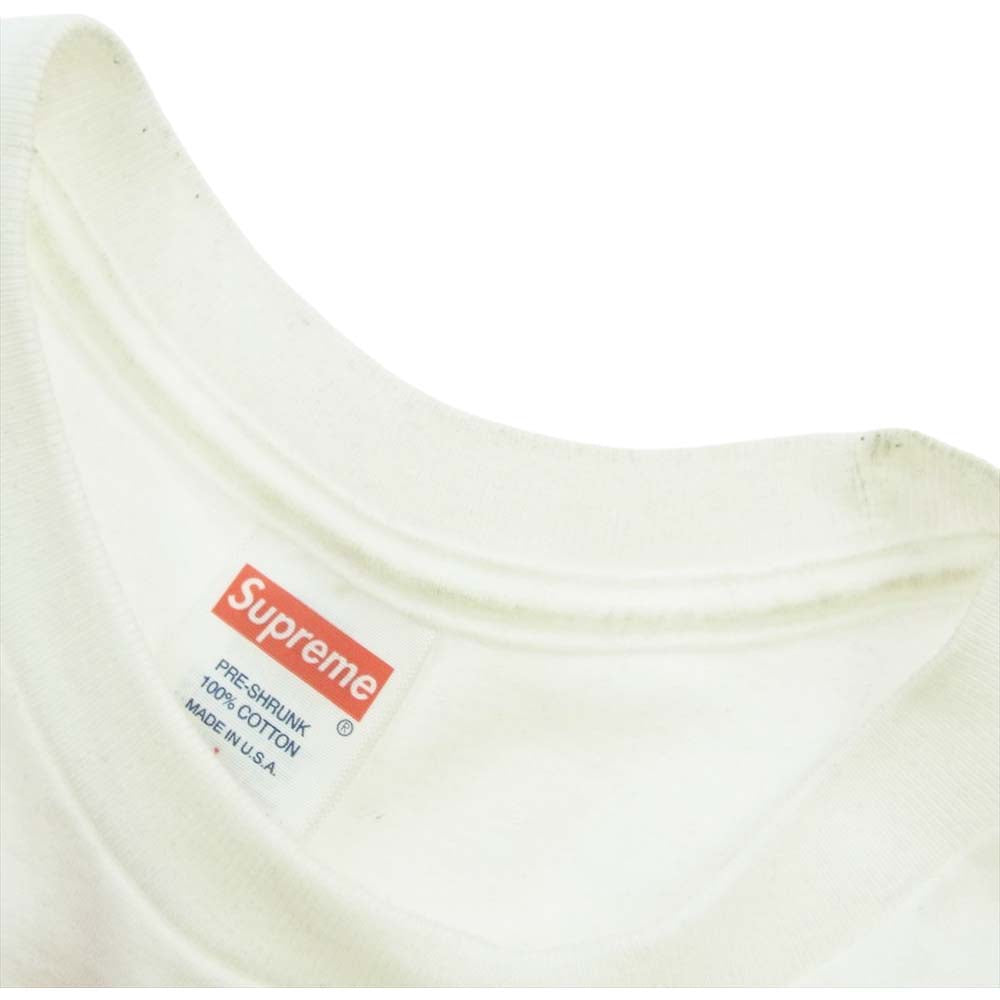 Supreme シュプリーム 23AW NYC Tee New York ニューヨーク ロゴ プリント 半袖 Tシャツ ホワイト系 L【中古】