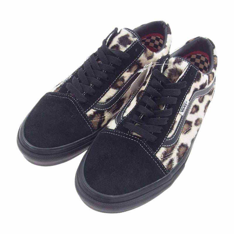 Supreme シュプリーム 23AW × Vans ヴァンズ バンズ Leopard Old Skool レオパード オールドスクール スニーカー 27.5cm【新古品】【未使用】【中古】