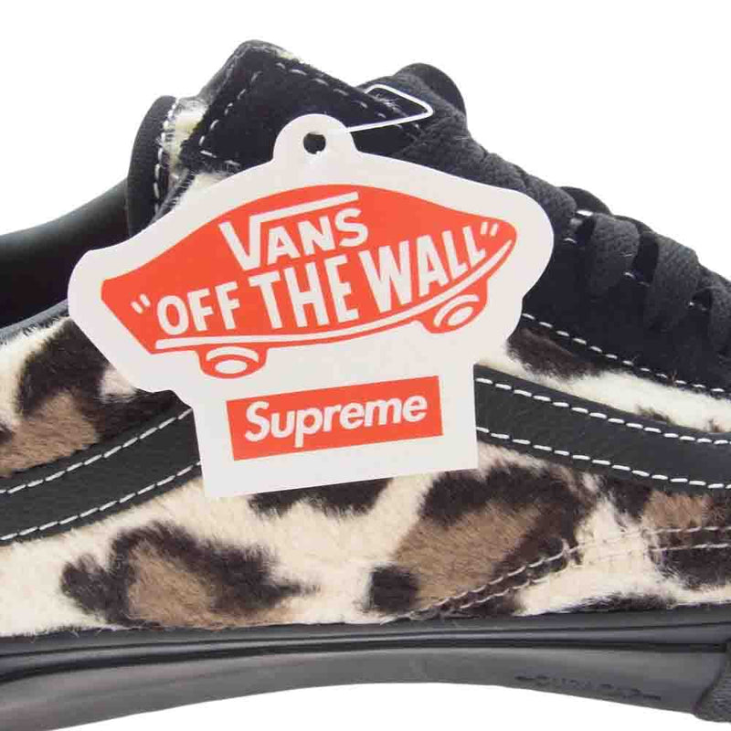 Supreme シュプリーム 23AW × Vans ヴァンズ バンズ Leopard Old Skool レオパード オールドスクール スニーカー 27.5cm【新古品】【未使用】【中古】