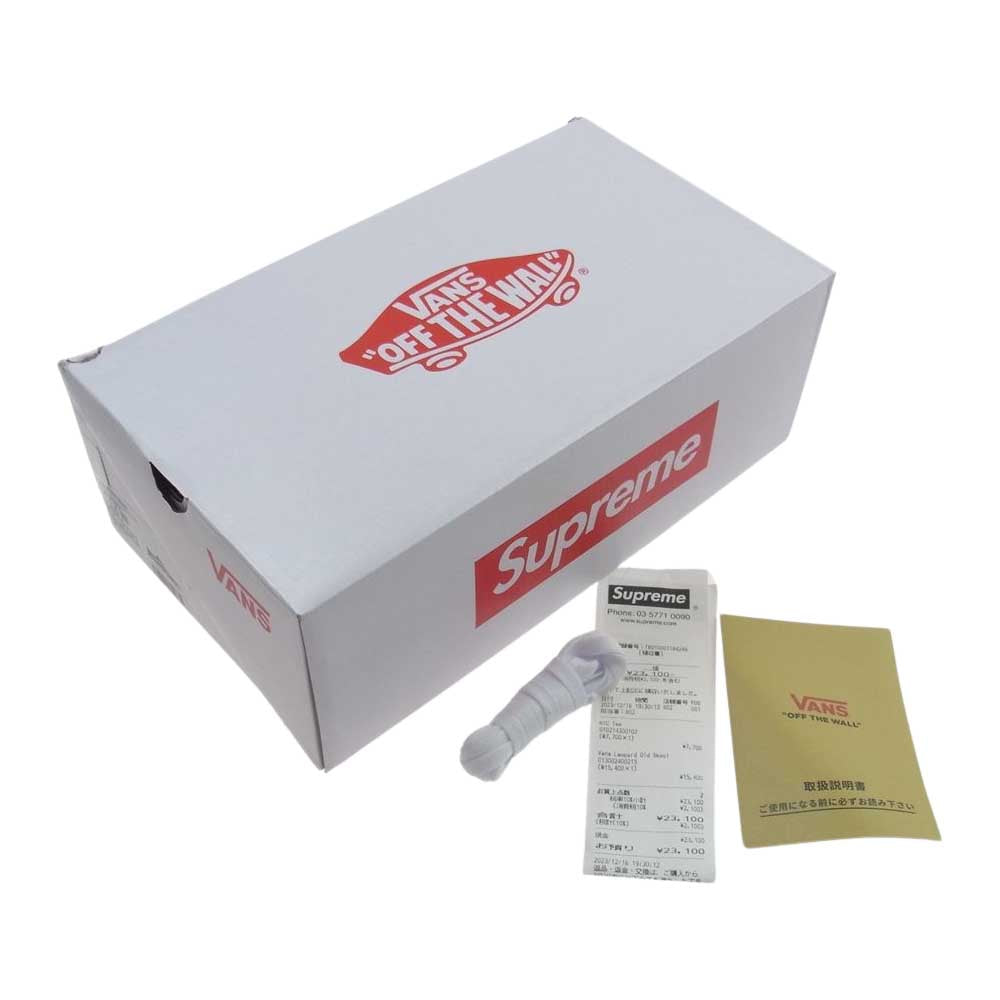 Supreme シュプリーム 23AW × Vans ヴァンズ バンズ Leopard Old Skool レオパード オールドスクール スニーカー 27.5cm【新古品】【未使用】【中古】