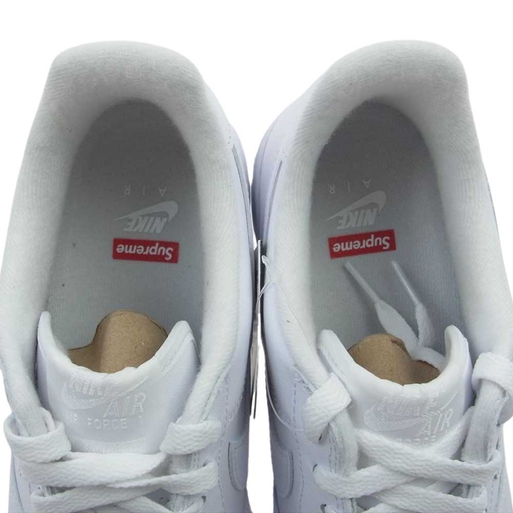 Supreme シュプリーム CU9225-100 × Nike ナイキ Air Force 1 Low White AF1 エアフォースワン ロー ホワイト スニーカー ホワイト系 27.5cm【新古品】【未使用】【中古】