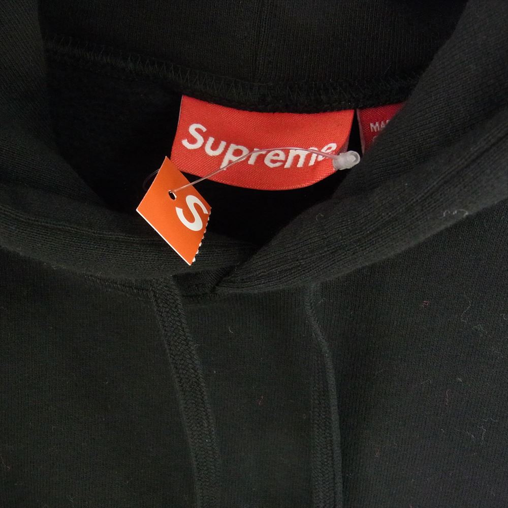 Supreme シュプリーム 23AW CATWOMAN HOODED SWEATSHIRT キャットウーマン ロゴプリント フーデッド スウェットシャツ パーカー フーディー ブラック系 L【新古品】【未使用】【中古】