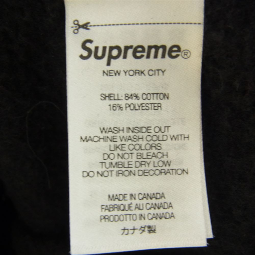 Supreme シュプリーム 23AW CATWOMAN HOODED SWEATSHIRT キャットウーマン ロゴプリント フーデッド スウェットシャツ パーカー フーディー ブラック系 L【新古品】【未使用】【中古】