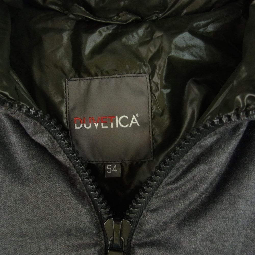 DUVETICA デュベティカ DIONISIO カシミヤ混ウール ディオニシオ ダウンジャケット グレー系 54【中古】