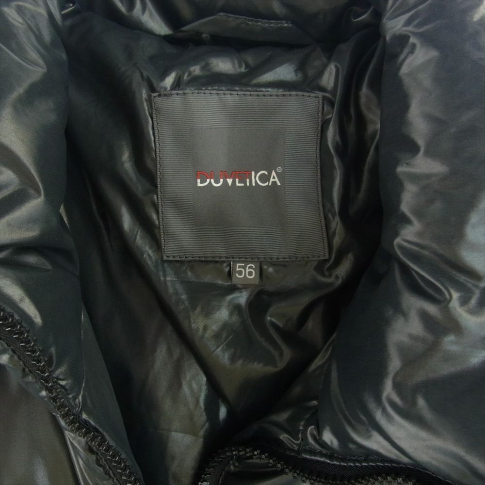 DUVETICA デュベティカ Sinone シノーネ リブ ダウン ジャケット ダークグレー系 56【中古】