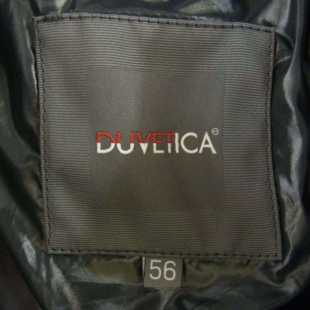 DUVETICA デュベティカ Sinone シノーネ リブ ダウン ジャケット ダークグレー系 56【中古】