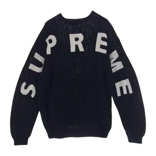 Supreme シュプリーム 20ss  Back Logo Sweater バックロゴ セーター ニット ブラック系 XL【中古】