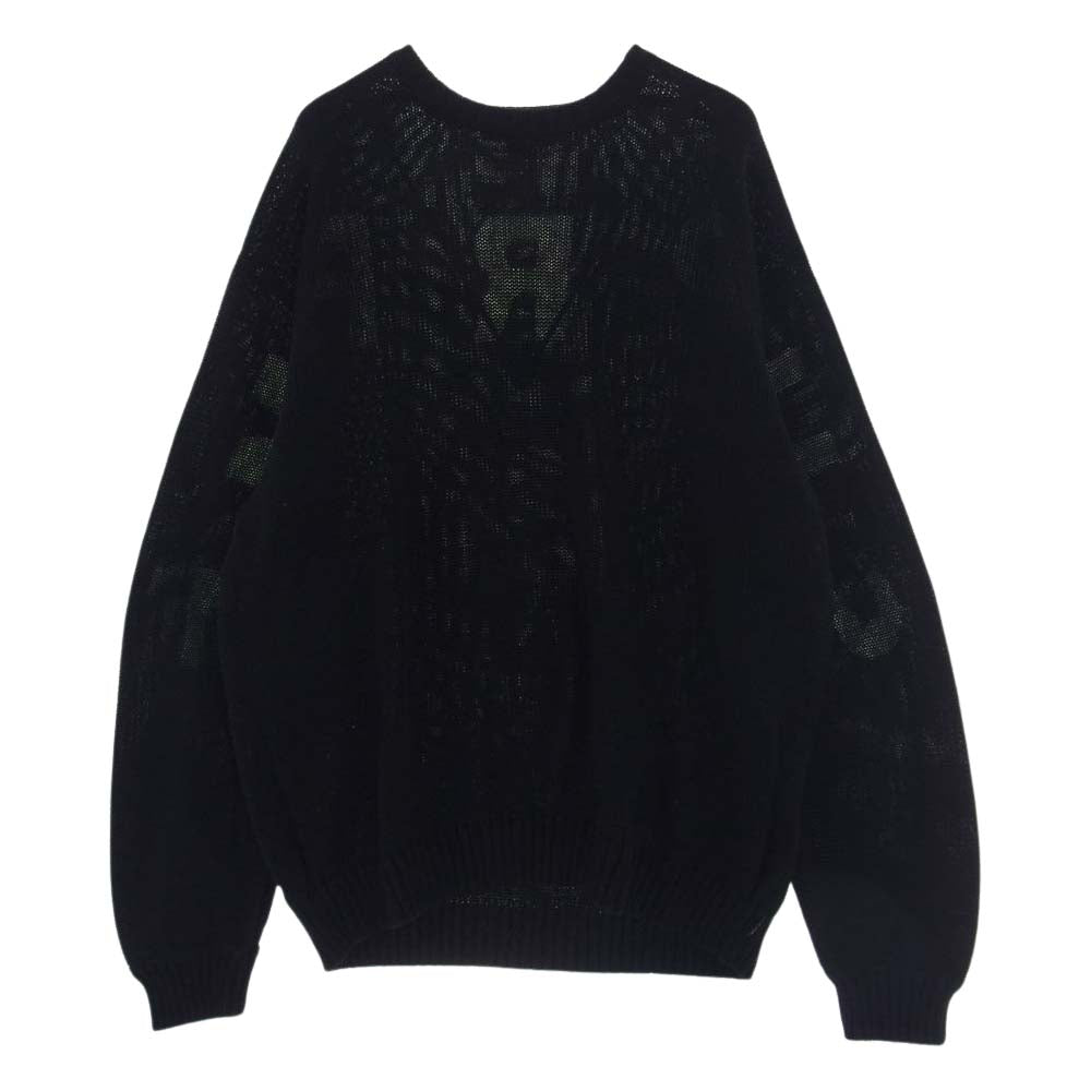 Supreme シュプリーム 20ss  Back Logo Sweater バックロゴ セーター ニット ブラック系 XL【中古】