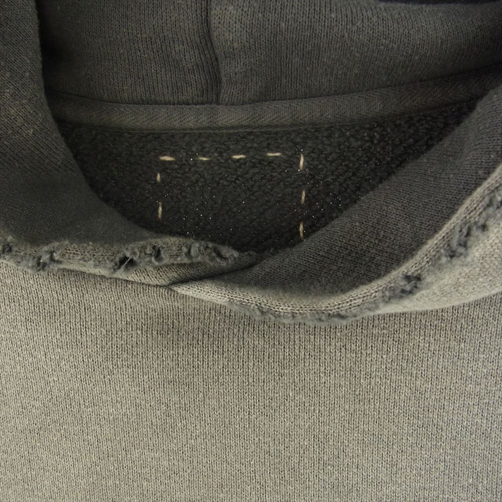 VISVIM ビズビム 22AW 0122205010015 AMPLUS SB HDIE PCRASH P.O. CRASH アンプラス クラッシュ ダメージ加工 フーディ パーカー グレー系 2【美品】【中古】