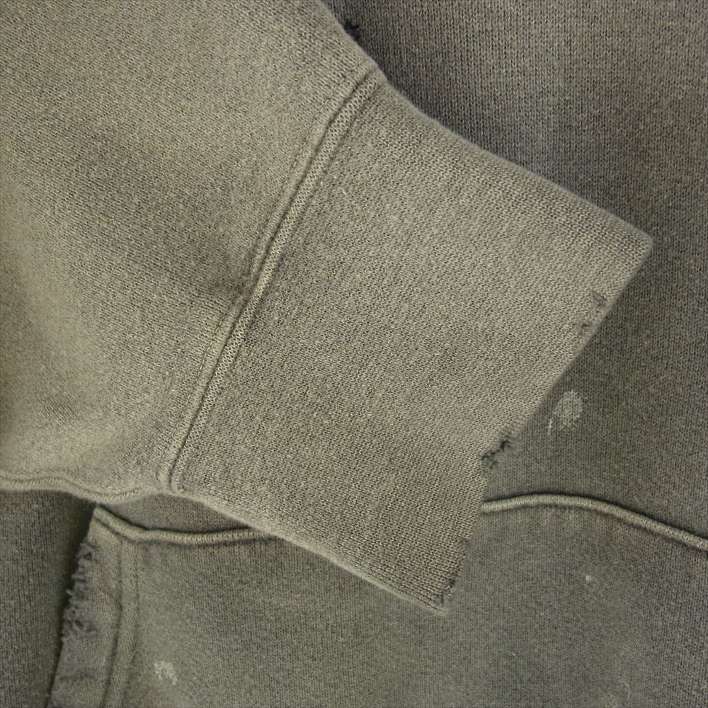 VISVIM ビズビム 22AW 0122205010015 AMPLUS SB HDIE PCRASH P.O. CRASH アンプラス クラッシュ ダメージ加工 フーディ パーカー グレー系 2【美品】【中古】