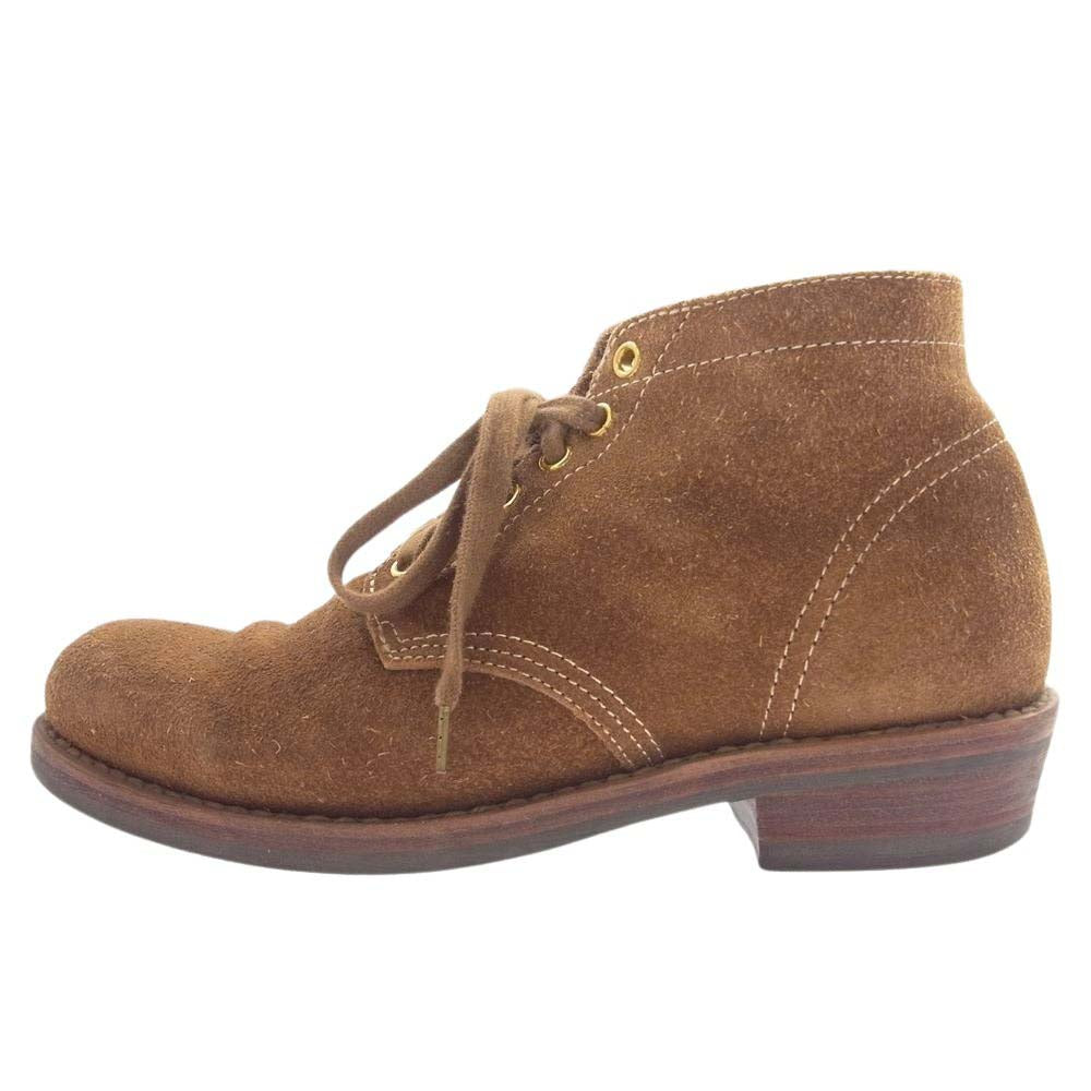 VISVIM ビズビム 18AW 0118402002004 BRIGADIER BOOTS MID-FOLK ブリガディア スエード レースアップ ブーツ ブラウン系 8【中古】