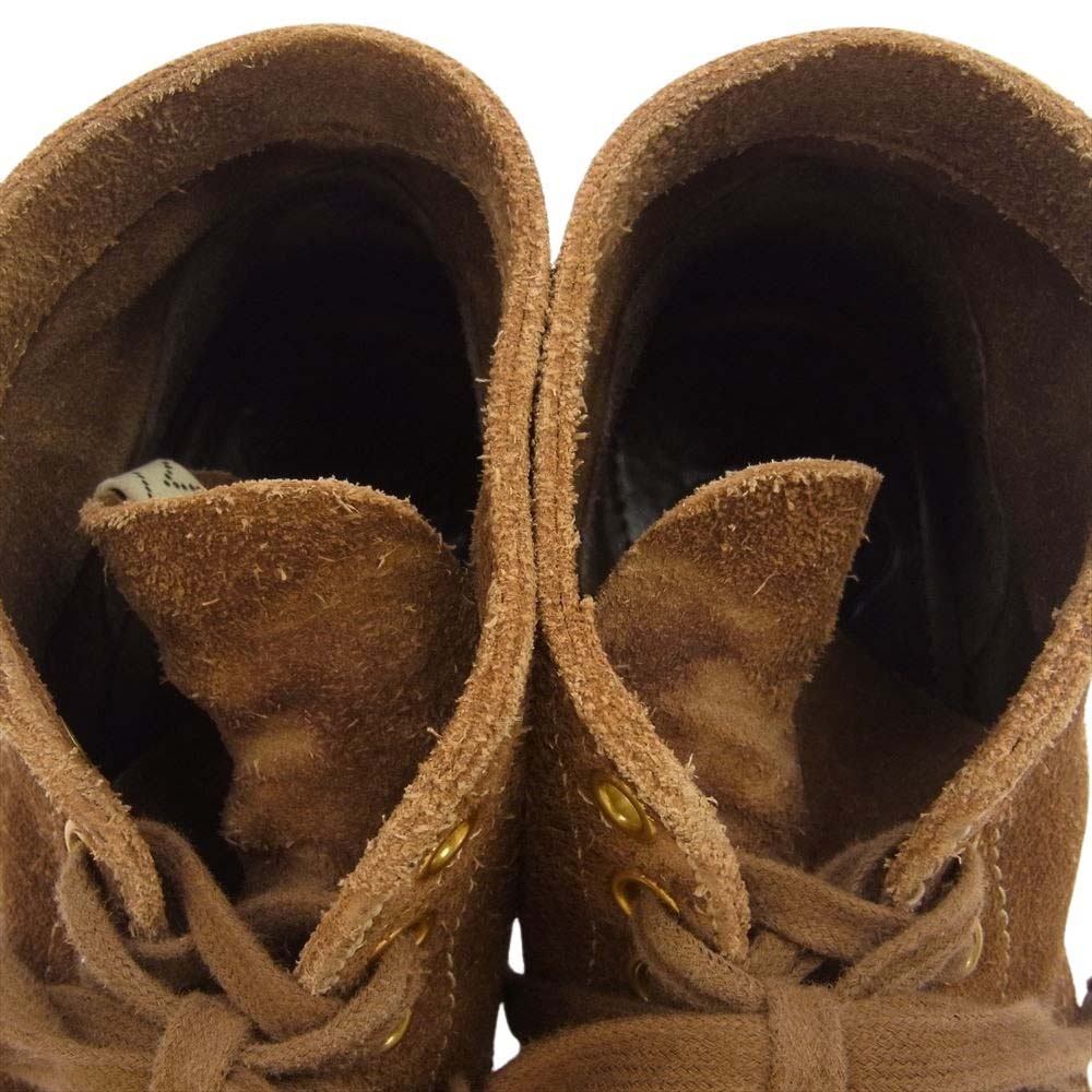 VISVIM ビズビム 18AW 0118402002004 BRIGADIER BOOTS MID-FOLK ブリガディア スエード レースアップ ブーツ ブラウン系 8【中古】