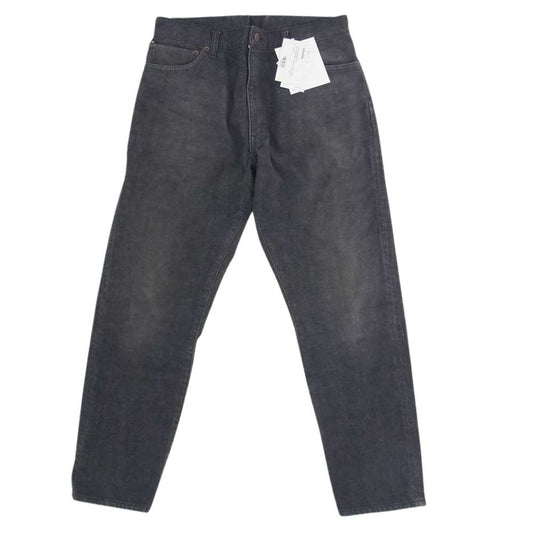 VISVIM ビズビム 23AW 0123405005001 SS JOURNEYMAN PANTS TACKED DMGD ジャーニーマン デニム パンツ ブラック系 1【極上美品】【中古】