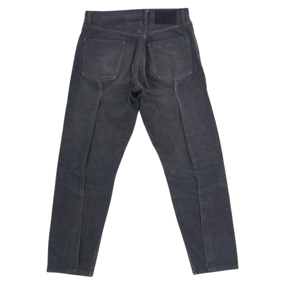 VISVIM ビズビム 23AW 0123405005001 SS JOURNEYMAN PANTS TACKED DMGD ジャーニーマン デニム パンツ ブラック系 1【極上美品】【中古】