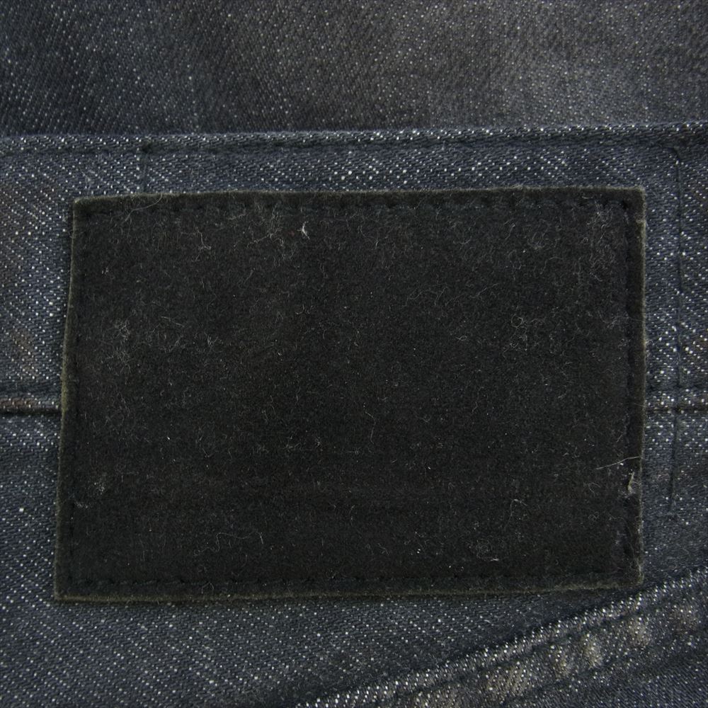 VISVIM ビズビム 23AW 0123405005001 SS JOURNEYMAN PANTS TACKED DMGD ジャーニーマン デニム パンツ ブラック系 1【極上美品】【中古】