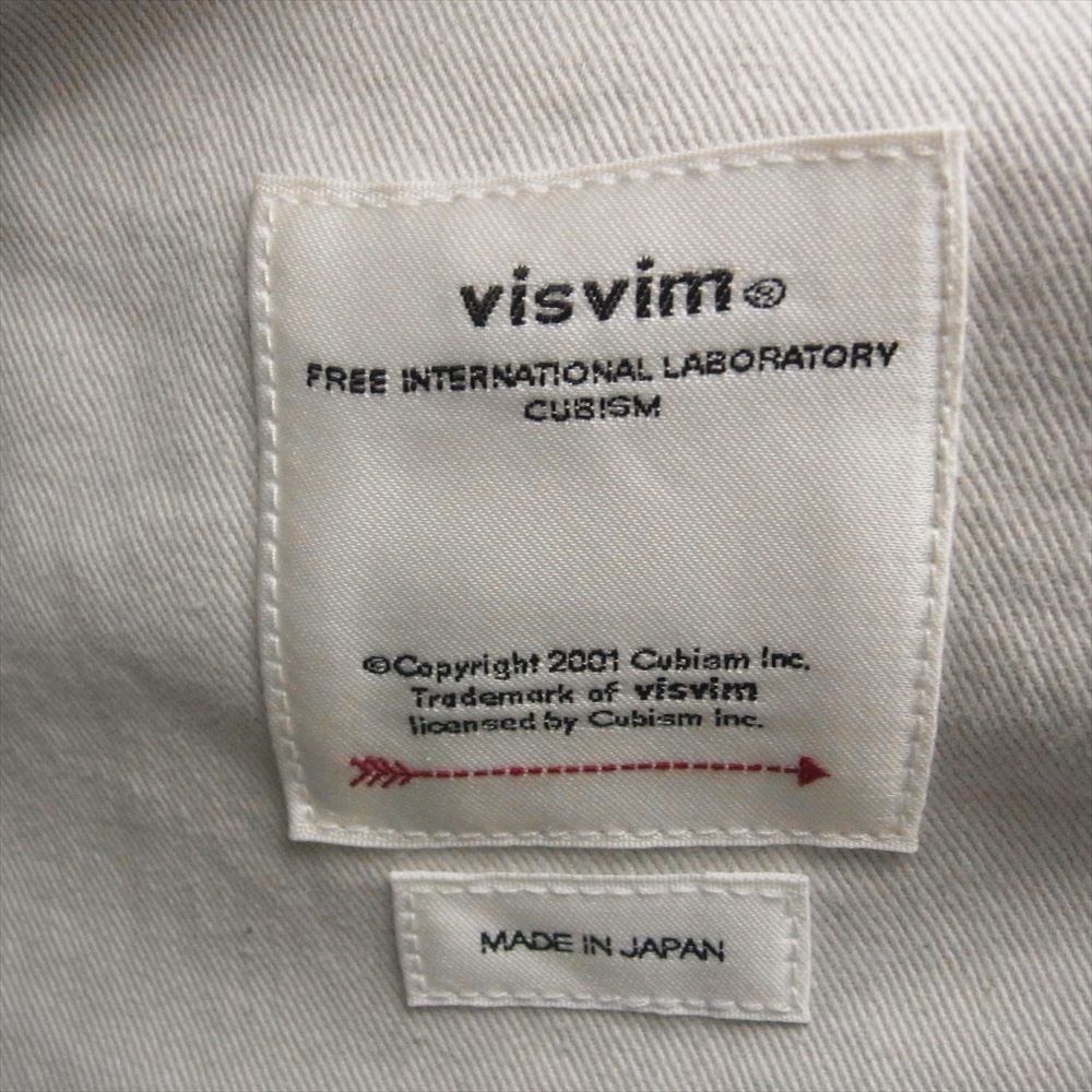 VISVIM ビズビム 23AW 0123405005001 SS JOURNEYMAN PANTS TACKED DMGD ジャーニーマン デニム パンツ ブラック系 1【極上美品】【中古】