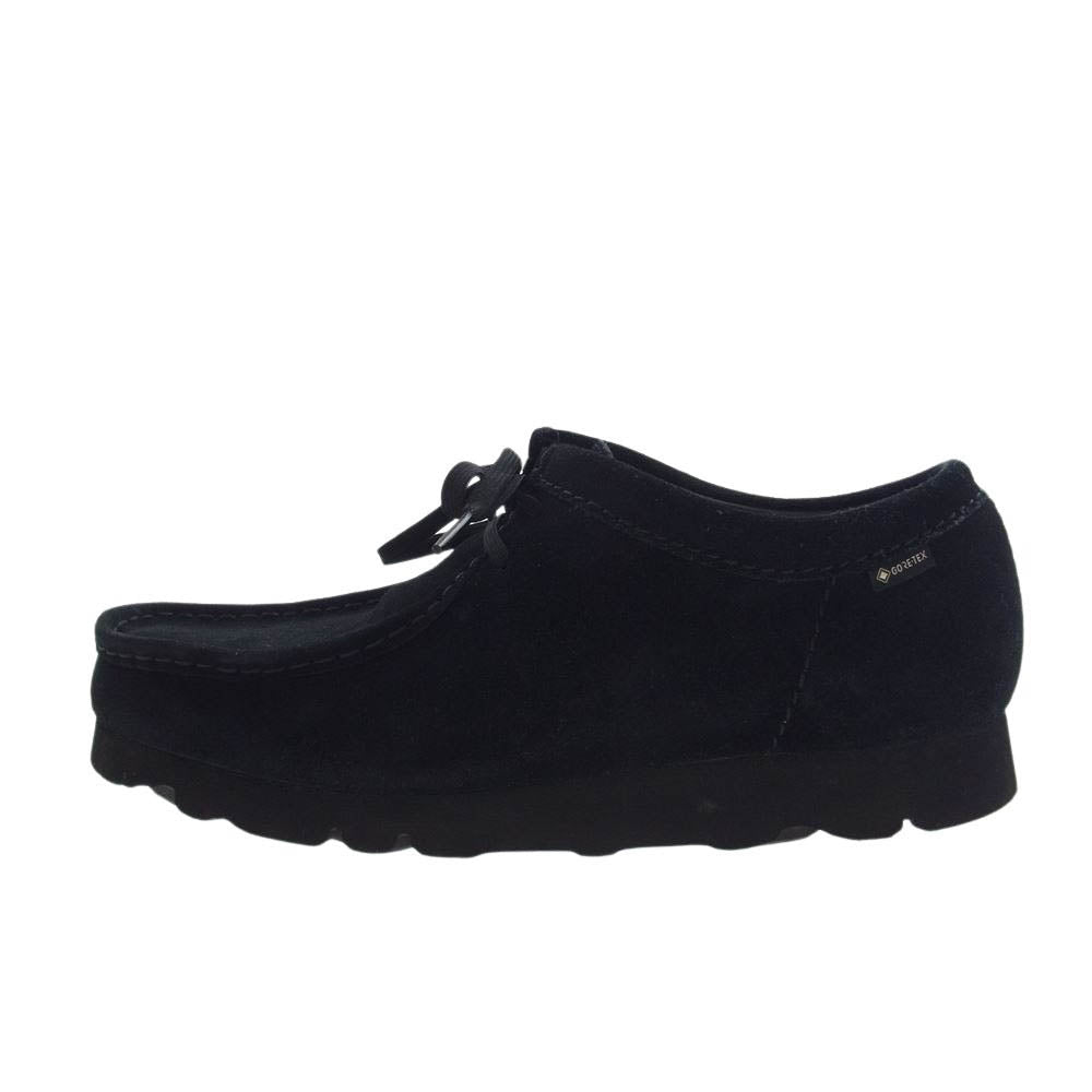 Clarks クラークス 3138 × green label relaxing ユナイテッドアローズ グリーンレーベル リラクシング 別注 Wallabee GTX ワラビー ゴアテックス シューズ ブラック系 UK8.5【中古】