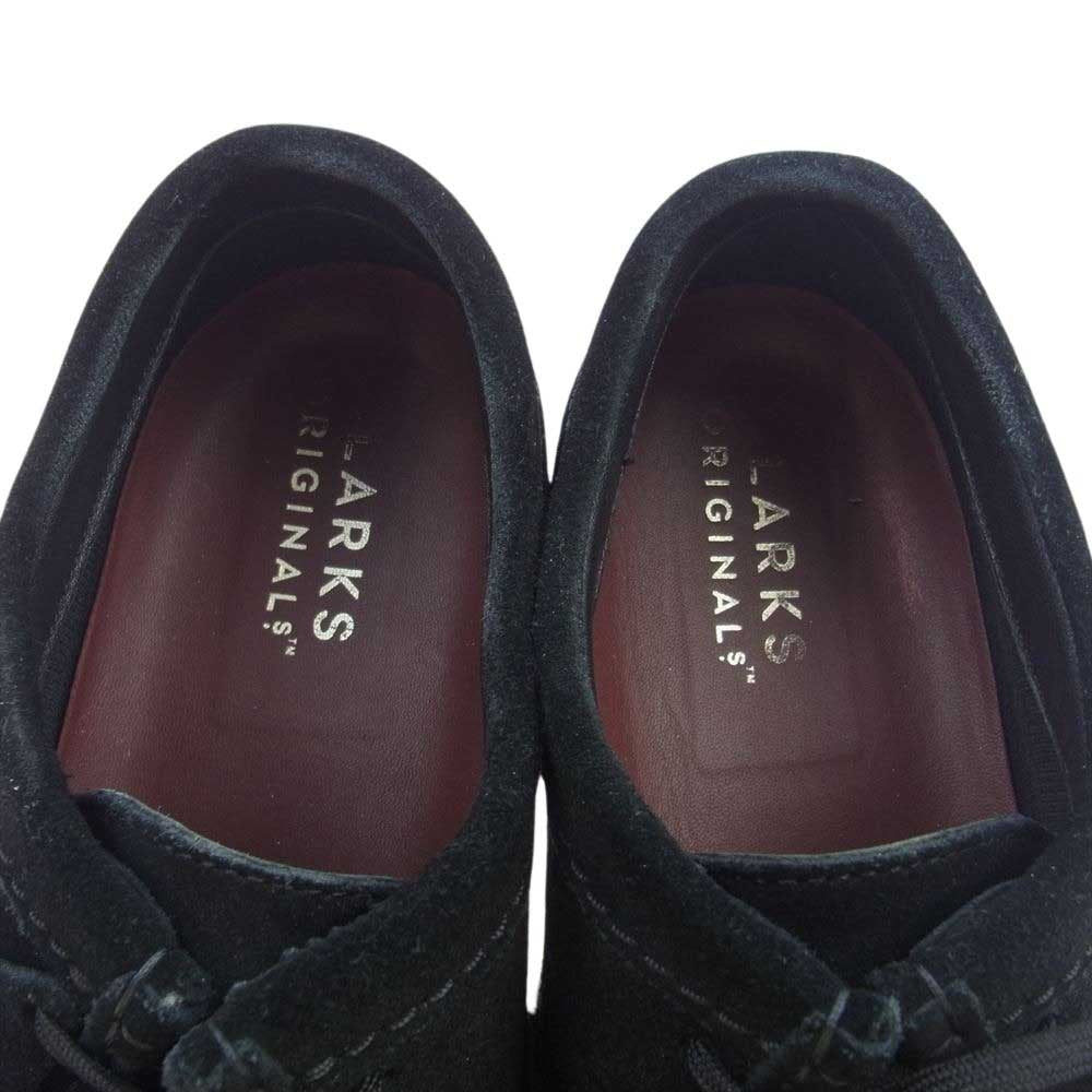 Clarks クラークス 3138 × green label relaxing ユナイテッドアローズ グリーンレーベル リラクシング 別注 Wallabee GTX ワラビー ゴアテックス シューズ ブラック系 UK8.5【中古】