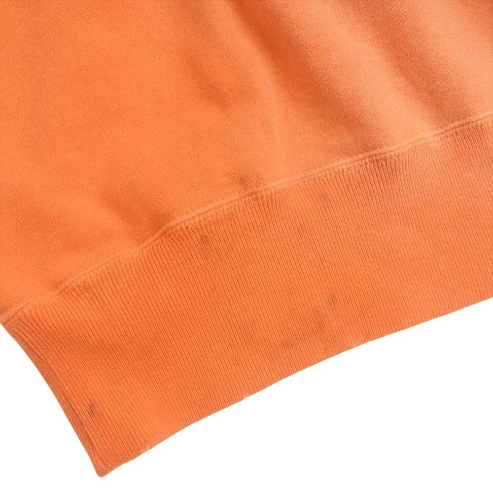 SAINT MICHAEL セントマイケル 23AW SM-A23-0000-023 MICHAEL CRW N SWT クルーネック プリント スウェット トレーナー  オレンジ系 XL【中古】