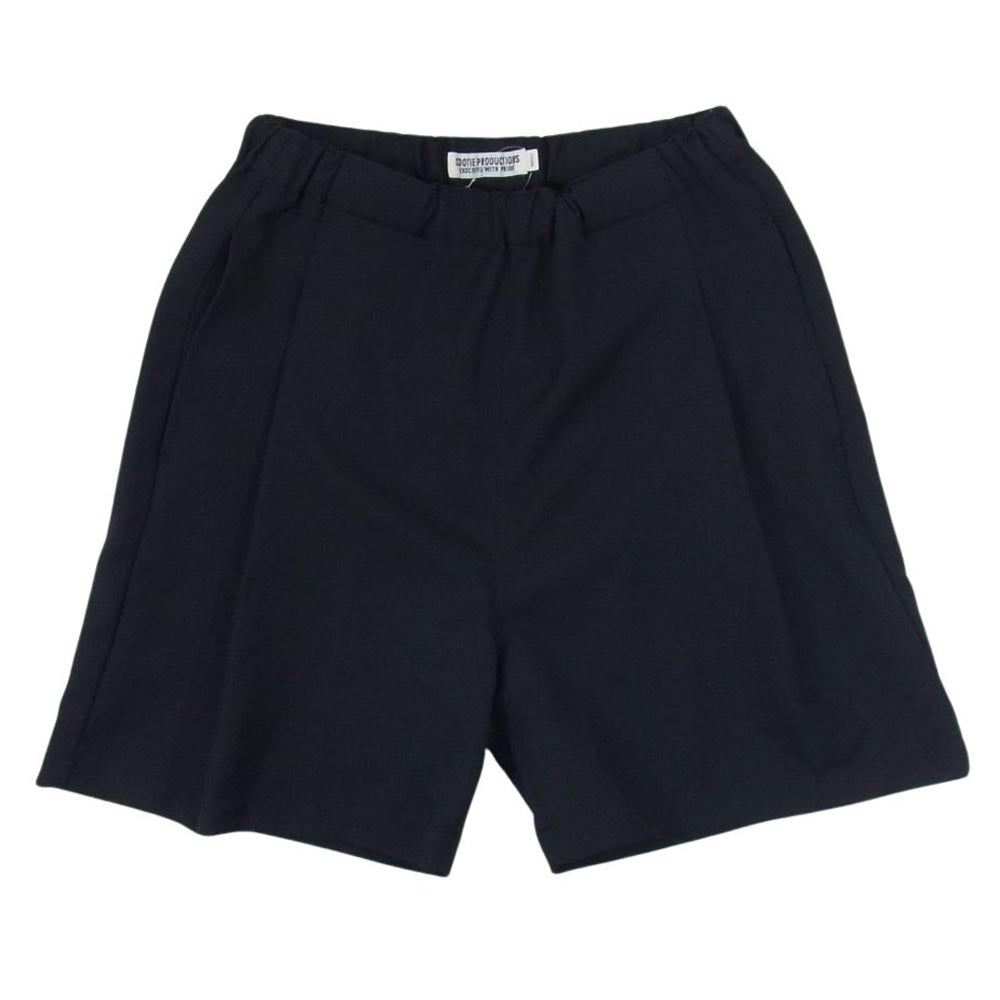 COOTIE クーティー 1タック ジャージー ショーツ ハーフパンツ ブラック系 S【中古】
