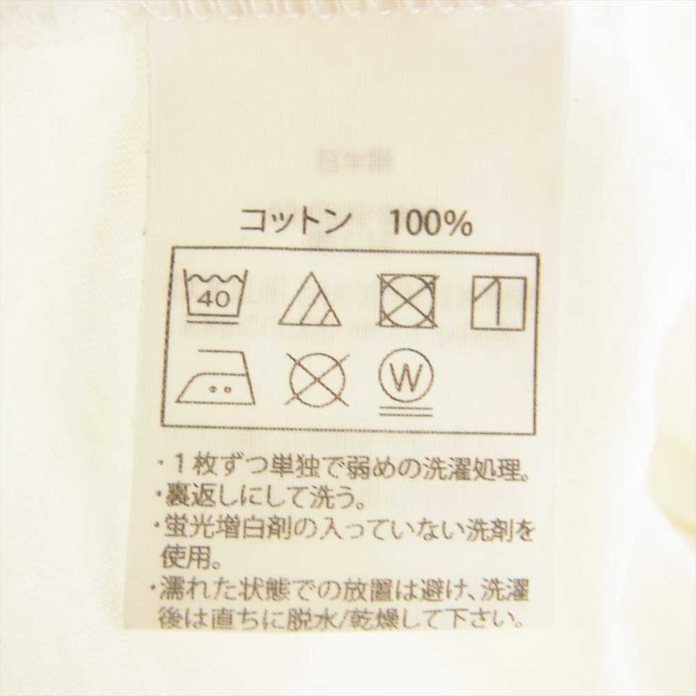 COOTIE クーティー ロゴ プリント オーバーサイズ 半袖 クルーネック Tシャツ ホワイト系 M【中古】