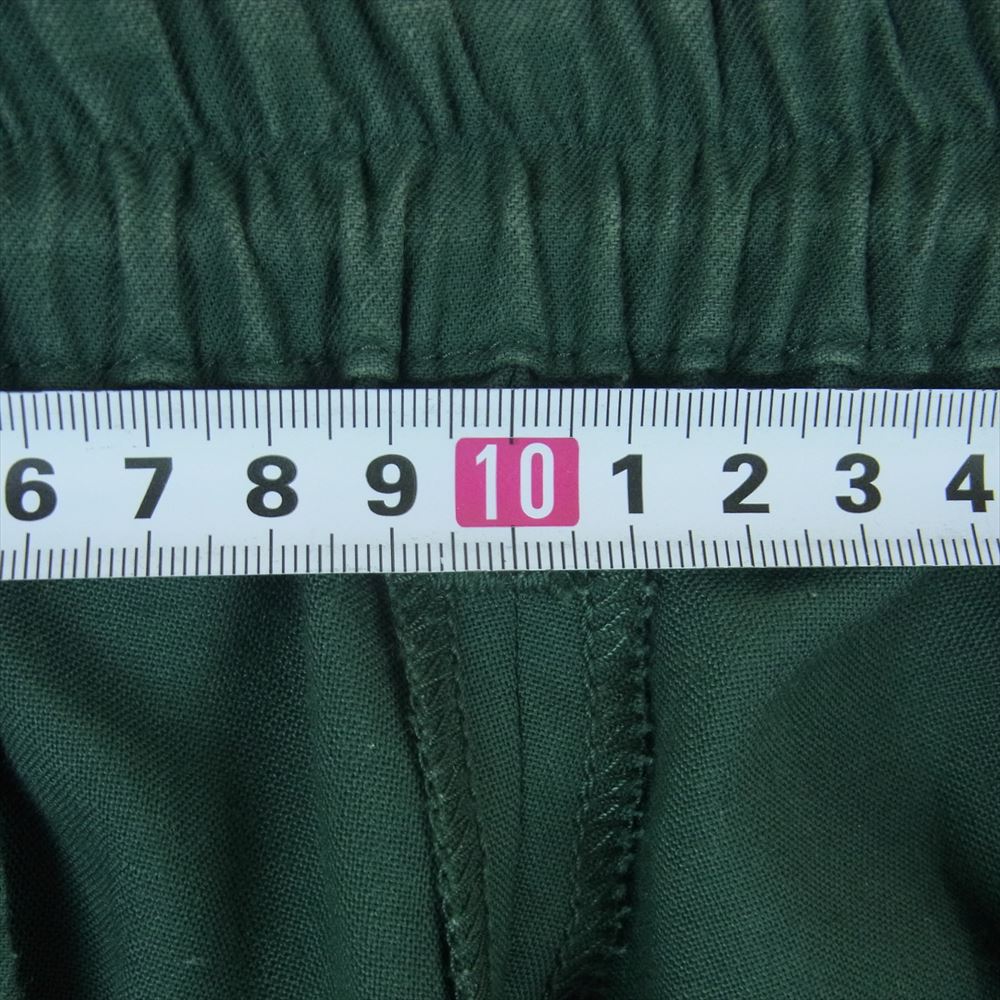 COOTIE クーティー 2タック ワイド イージー パンツ 日本製 グリーン系 M【中古】