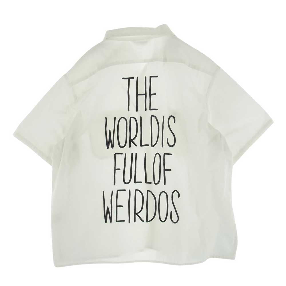 COOTIE クーティー THE WORLDIS バックプリント 半袖 シャツ ホワイト ホワイト系 S【中古】