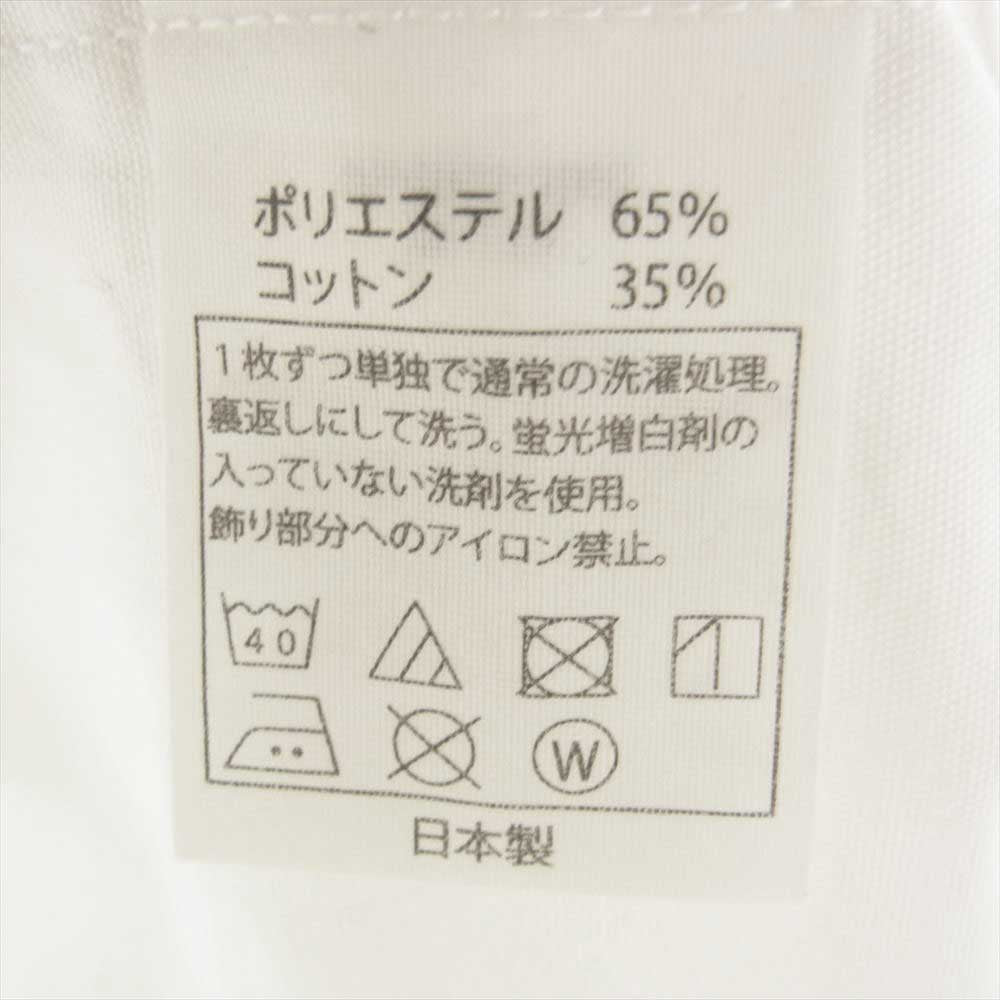 COOTIE クーティー THE WORLDIS バックプリント 半袖 シャツ ホワイト ホワイト系 S【中古】