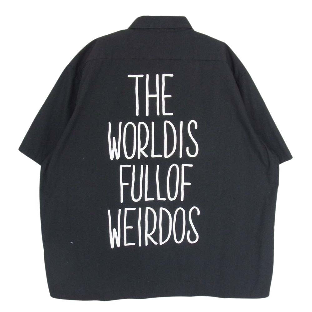COOTIE クーティー THE WORLDIS バックプリント 半袖 シャツ ブラック ブラック系 M【中古】