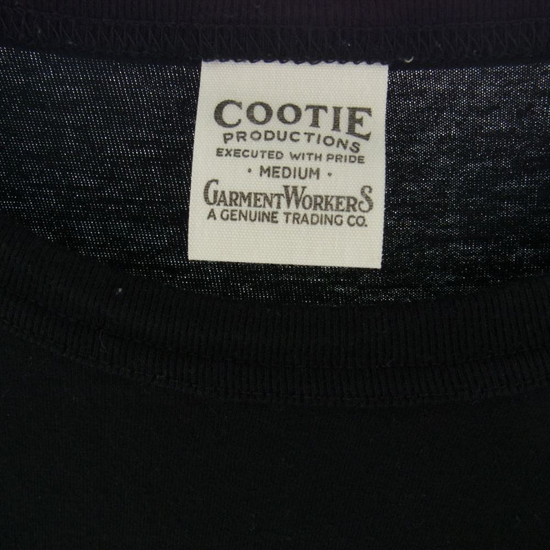 COOTIE クーティー GIVE ME HELL  半袖 クルーネック Tシャツ ブラック系 M【中古】