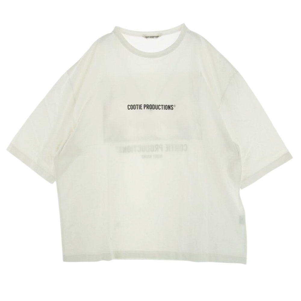 COOTIE クーティー GLORY BOUND バックプリント キリスト オーバーサイズ 半袖 Tシャツ ホワイト系 M【中古】