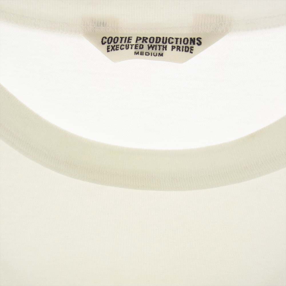 COOTIE クーティー GLORY BOUND バックプリント キリスト オーバーサイズ 半袖 Tシャツ ホワイト系 M【中古】