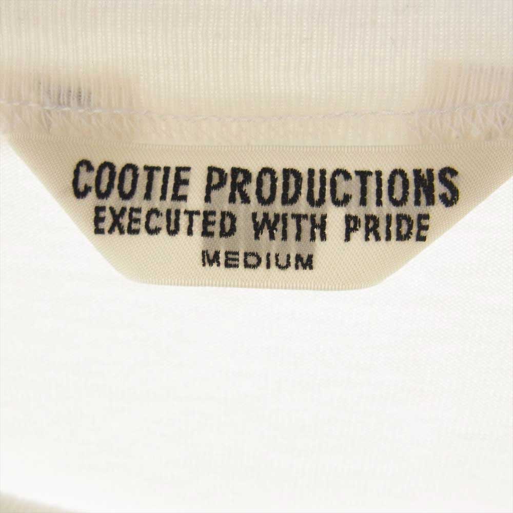 COOTIE クーティー GLORY BOUND バックプリント キリスト オーバーサイズ 半袖 Tシャツ ホワイト系 M【中古】