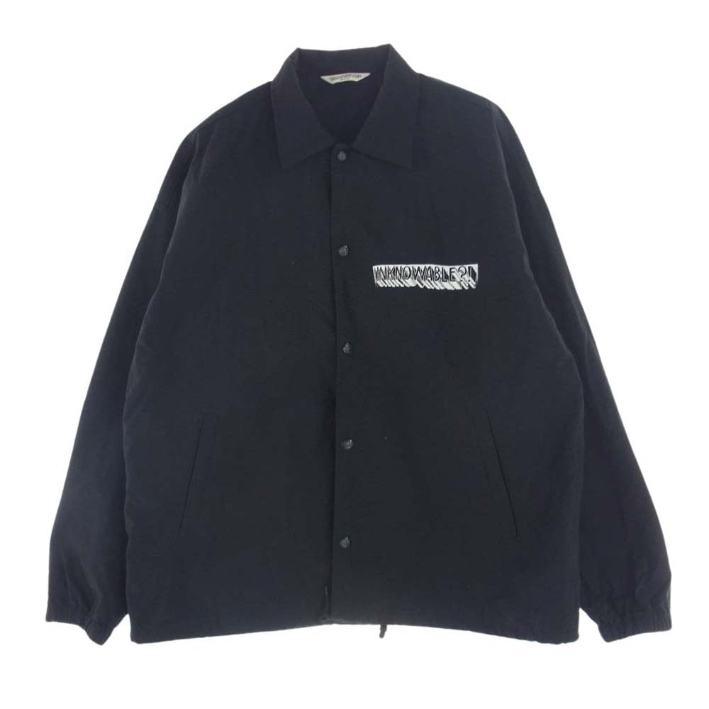 COOTIE クーティー バックプリント ロゴ コーチジャケット ブラック系 M【中古】