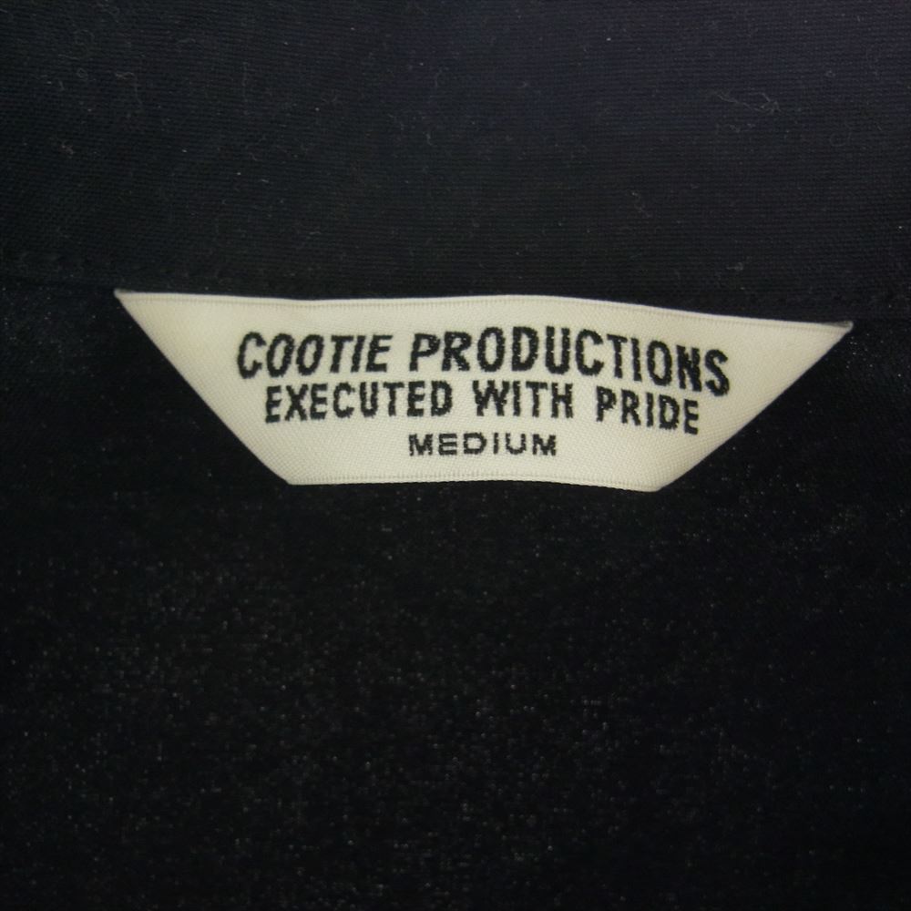 COOTIE クーティー バックプリント ロゴ コーチジャケット ブラック系 M【中古】