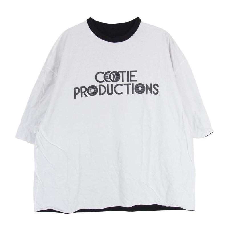 COOTIE クーティー CTE-20S319 Reversible S/S Tee リバーシブル ロゴ 半袖 Tシャツ ホワイト系 M【中古】
