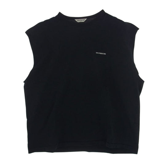 COOTIE クーティー Supima Cotton Sweat Cut-Off Tee コットン カットオフ ノースリーブ Tシャツ ブラック系 M【中古】