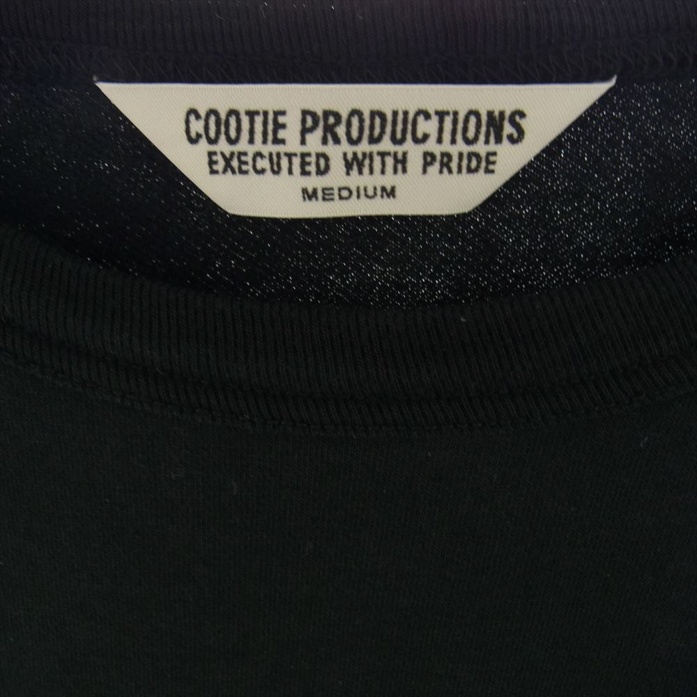 COOTIE クーティー Supima Cotton Sweat Cut-Off Tee コットン カットオフ ノースリーブ Tシャツ ブラック系 M【中古】