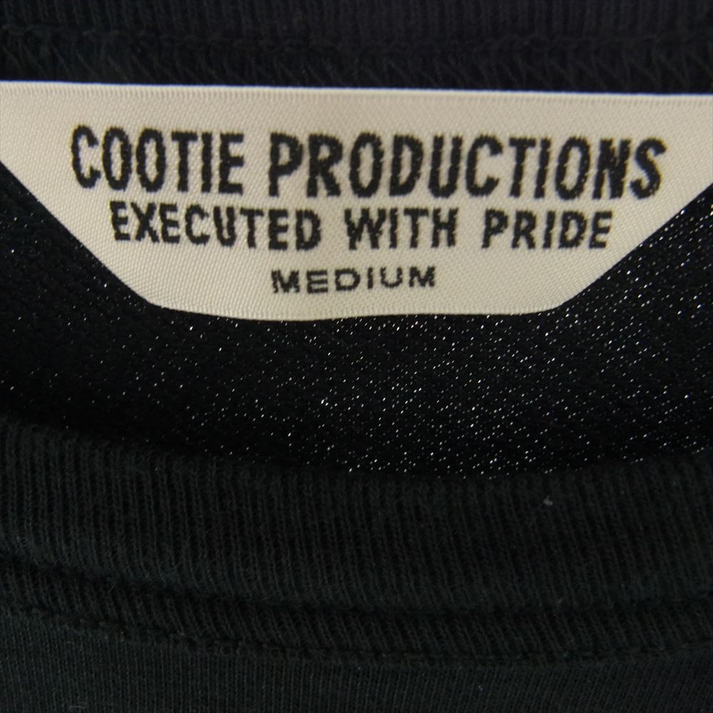 COOTIE クーティー Supima Cotton Sweat Cut-Off Tee コットン カットオフ ノースリーブ Tシャツ ブラック系 M【中古】