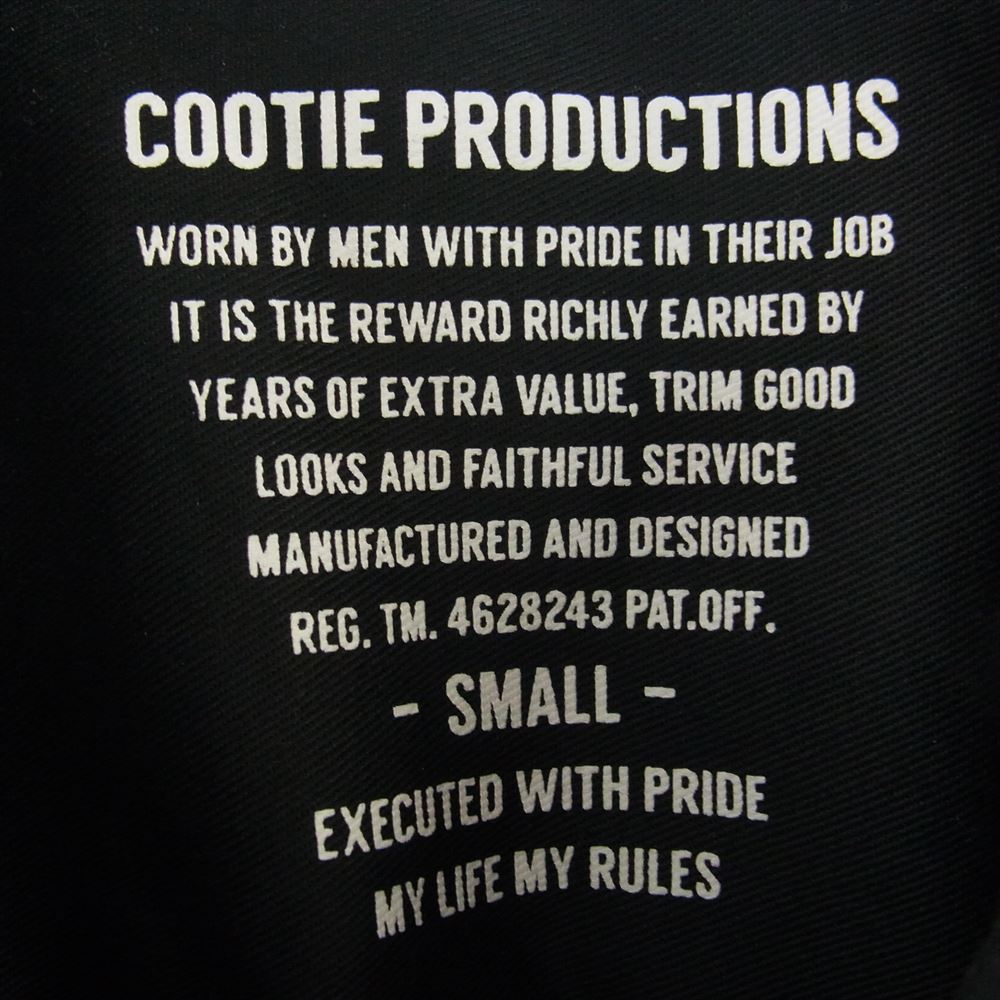 COOTIE クーティー 20AW CTE-20A204D × Dickies ディッキーズ コットン ポリエステル CPO シャツ ジャケット ブラック系 S【中古】