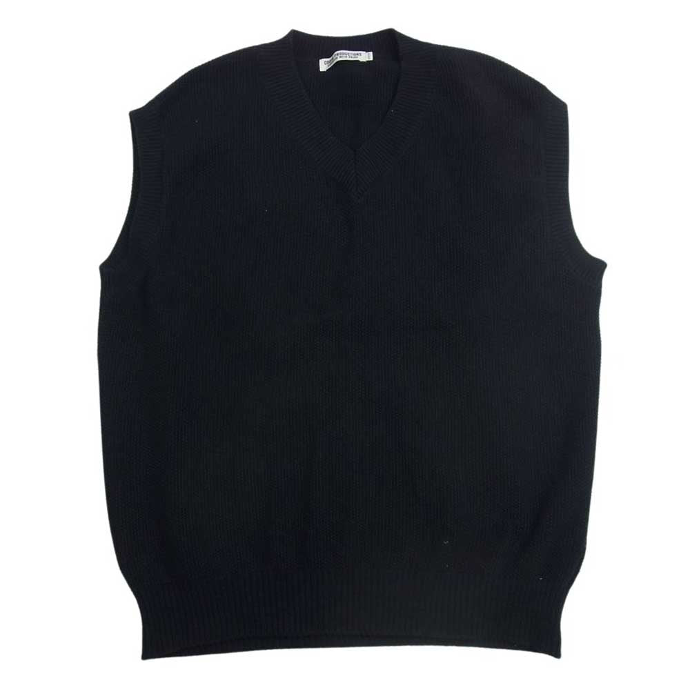 COOTIE クーティー CTE-20S304 Seed Stitch Knit Vest ニット ベスト ブラック系 M【中古】